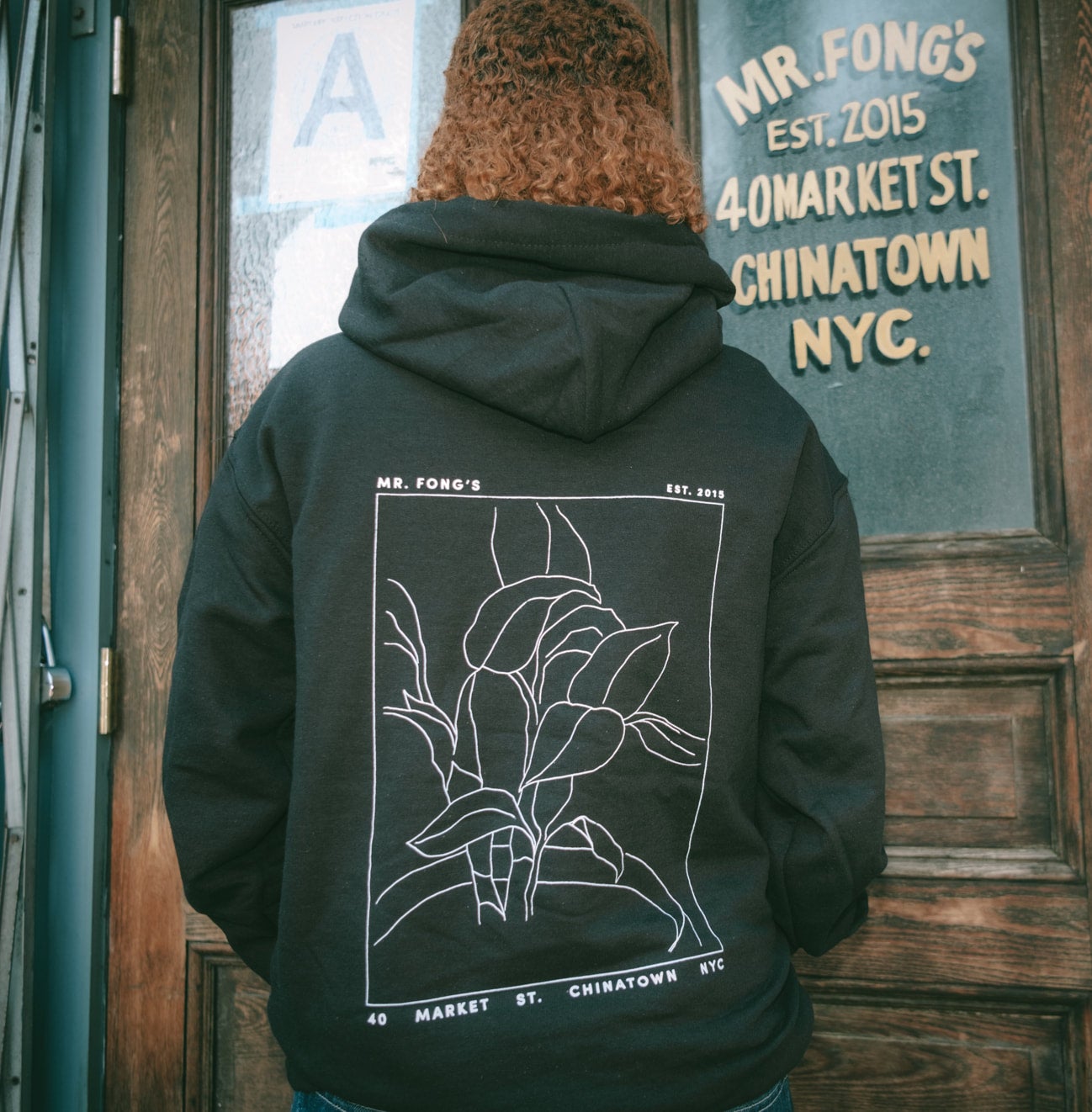 Chinatown market rose hoodie clearance